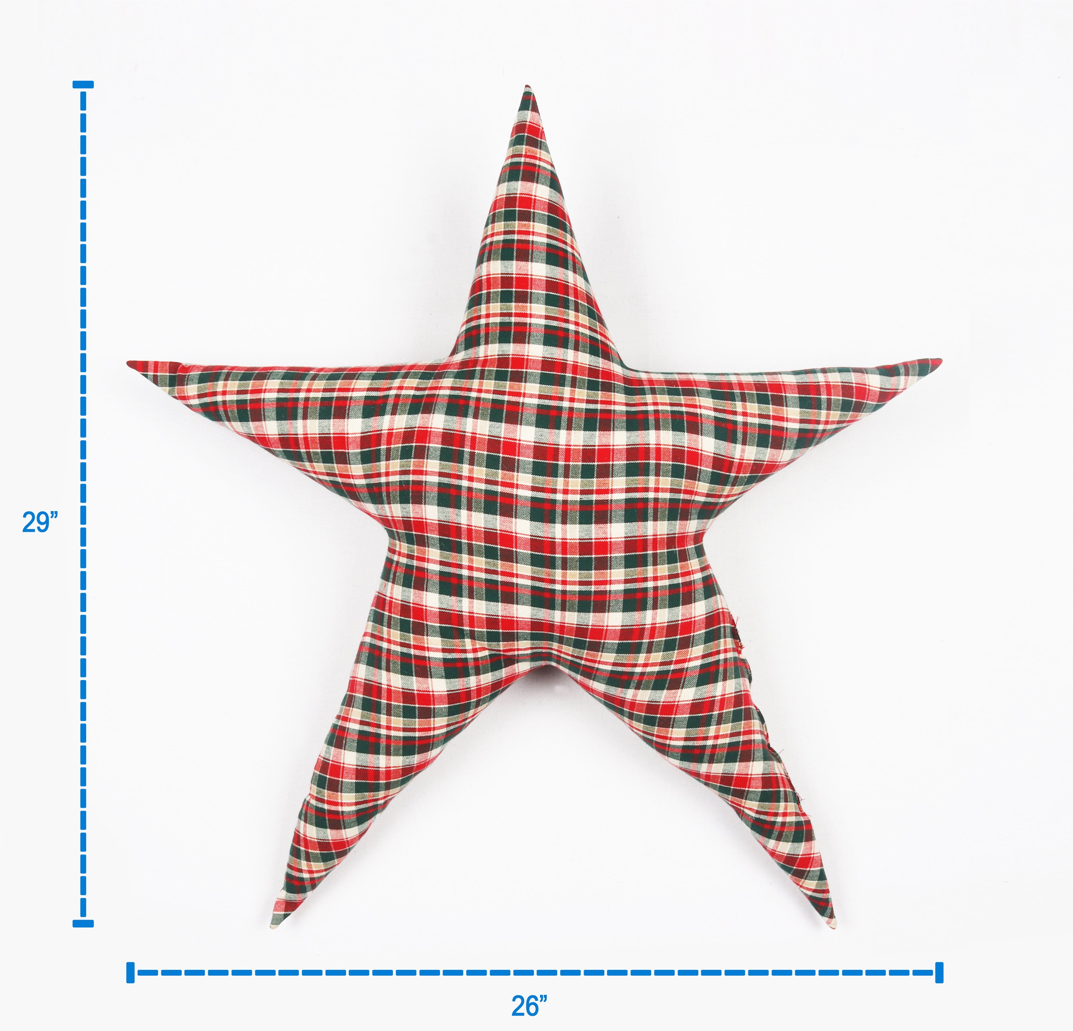 Cotton Christmas Traditional Designed, Bell / Candy / Star / Tree Shaped Cushion with Recron Filled