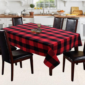 Cotton Big Check 6 Seater Table Cloths Pack Of 1 freeshipping - Airwill