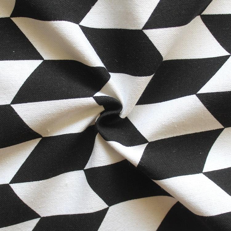 Cotton Classic Diamond Black Table Placemats Pack Of 4