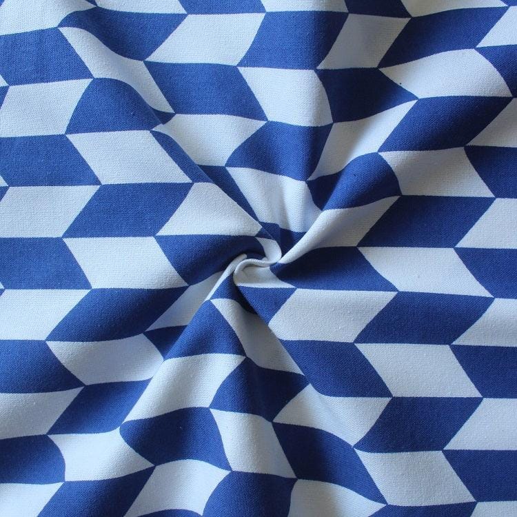 Cotton Classic Diamond Royal Blue 8 Seater Table Cloths