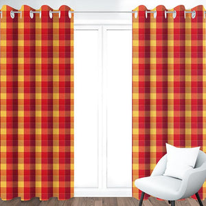 Cotton Dobby Red 9ft Long Door Curtains Pack Of 2 freeshipping - Airwill