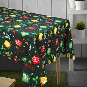Cotton Xmas Gift box 2 Seaters Table Cloths