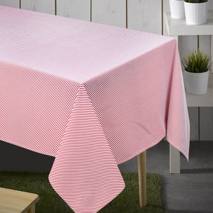 Cotton Xmas Cross Stripes 2 Seaters Table Cloths