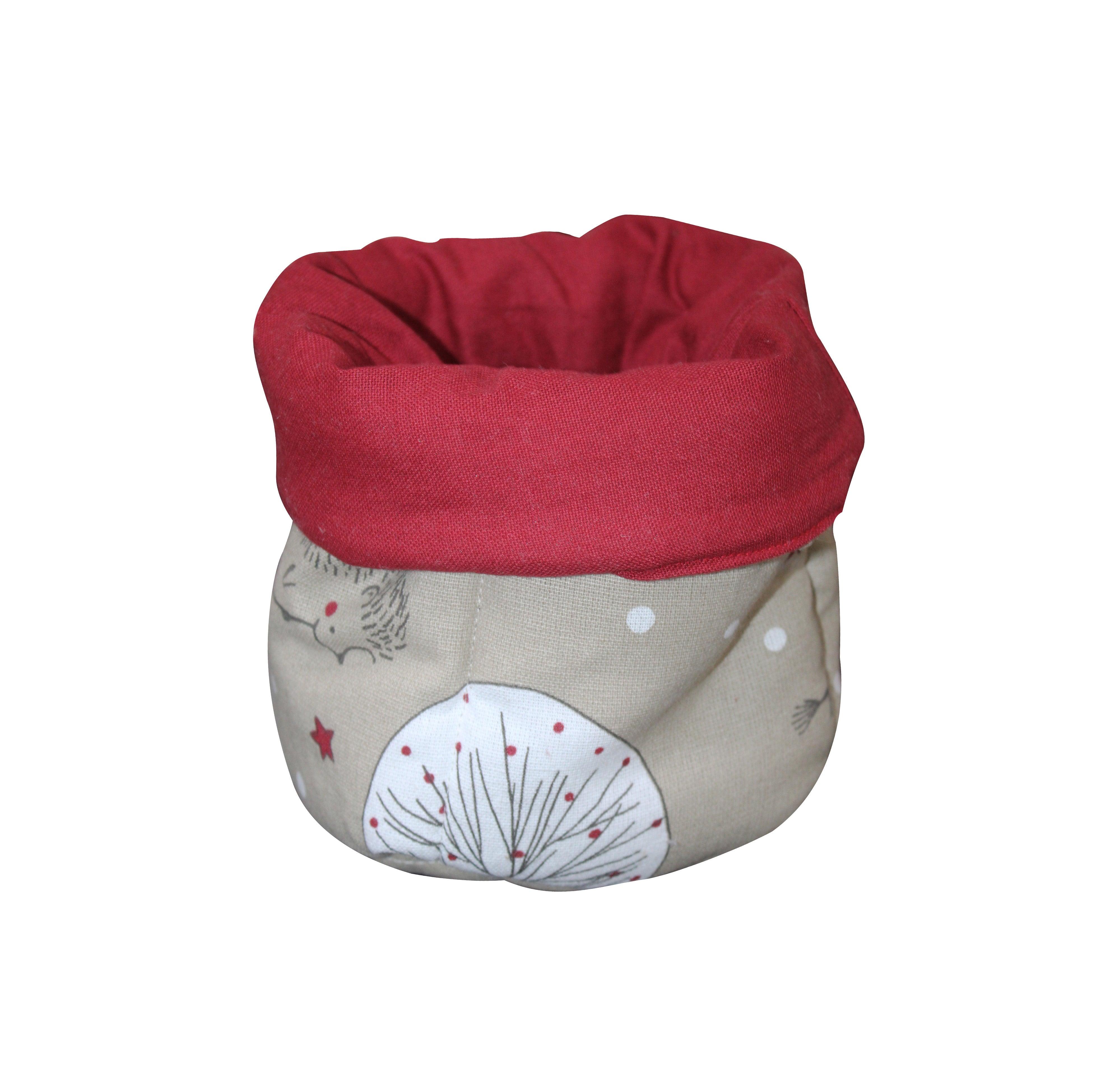 Cotton Printed Star and Dot Fruit Basket