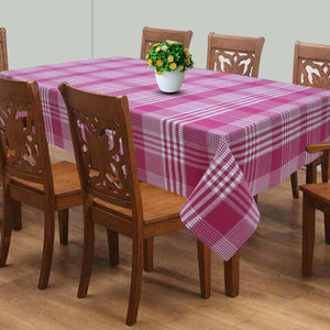 Cotton Track Dobby Rose 8 Seater Table Cloths Pack Of 1 freeshipping - Airwill