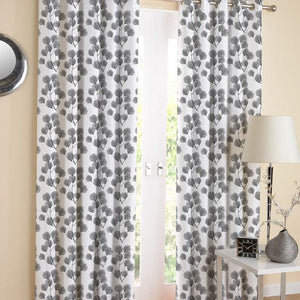 Cotton Root Leaf 7ft Door Curtains Pack Of 2 freeshipping - Airwill