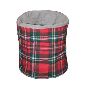 Cotton Red Green Check Fruit Basket Pack Of 1 freeshipping - Airwill
