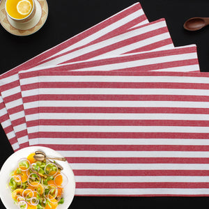 Cotton Candy Stripe Placemats Pack of 4 freeshipping - Airwill