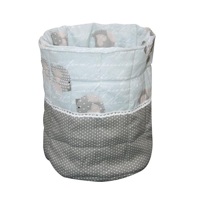 Cotton Grey Fish Fruit Basket