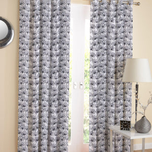 Cotton Single Leaf Black Long 9ft Door Curtains Pack Of 2 freeshipping - Airwill