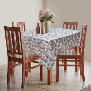 Cotton Single Leaf Brown 4 Seater Table Cloths Pack Of 1 freeshipping - Airwill