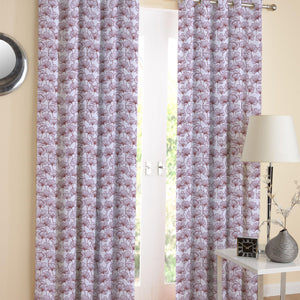 Cotton Single Leaf Brown Long 9ft Door Curtains Pack Of 2 freeshipping - Airwill