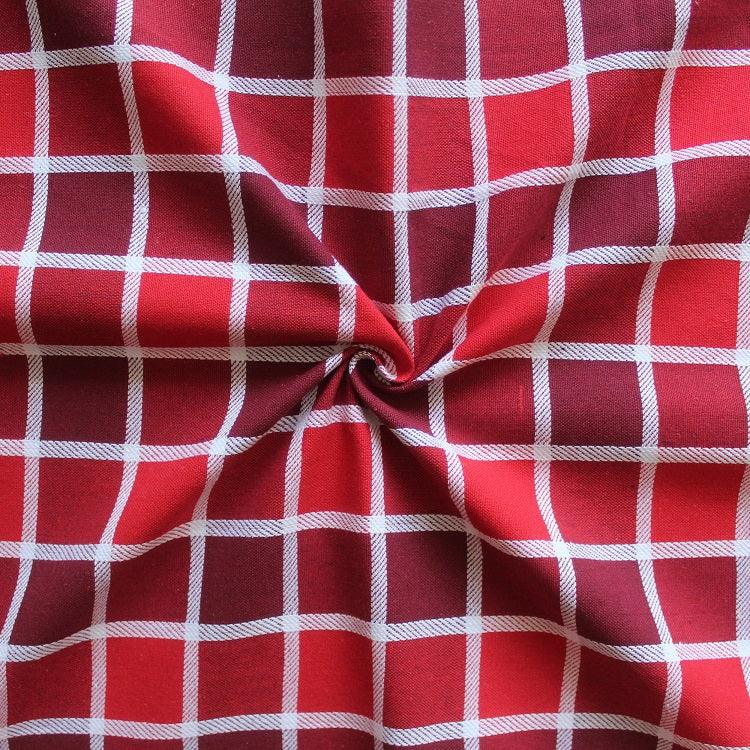 Cotton Xmas Check Pot Holders Pack Of 3