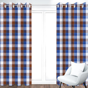 Cotton Dobby Blue 9ft Long Door Curtains Pack Of 2 freeshipping - Airwill