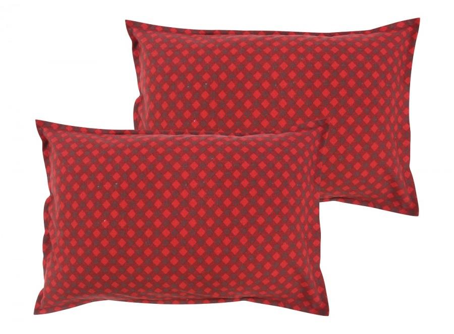 Cotton Buffalo Cross Pillow Covers Pack Of 2