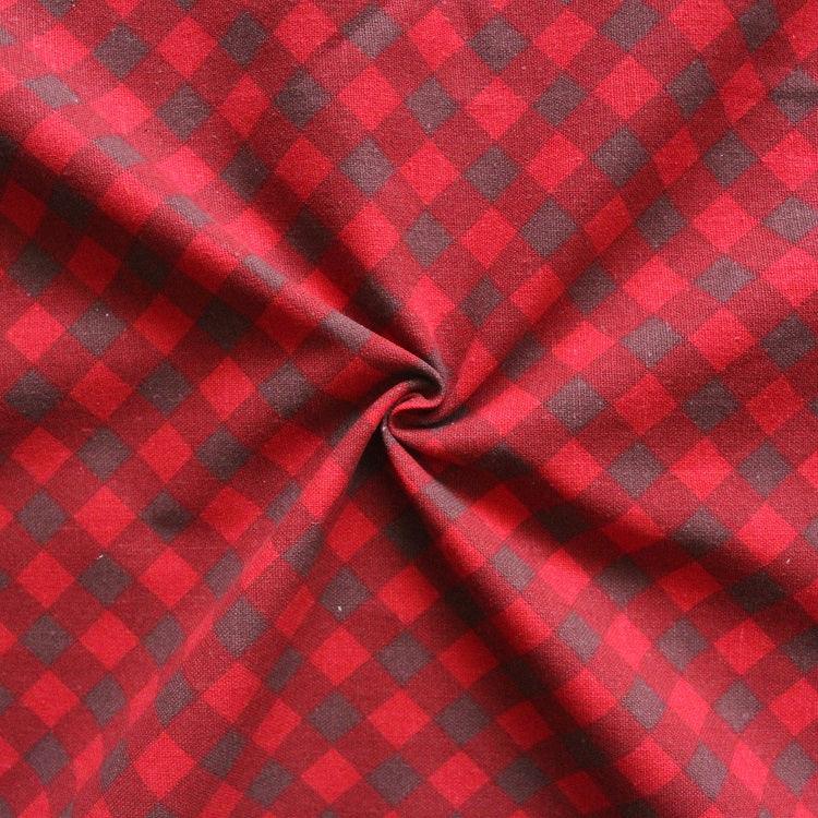 Cotton Buffalo Cross Long 9ft Door Curtains Pack Of 2