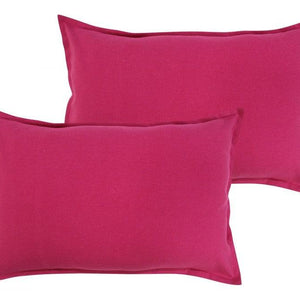 Cotton Solid Rose Pillow Covers Pack Of 2 freeshipping - Airwill