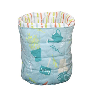 Cotton Blue Water Leaf Fruit Basket Pack Of 1 freeshipping - Airwill