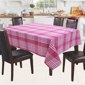 Cotton Track Dobby Rose 6 Seater Table Cloths Pack Of 1 freeshipping - Airwill