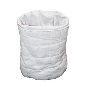 Cotton Solid White Fruit Basket Pack Of 1 freeshipping - Airwill