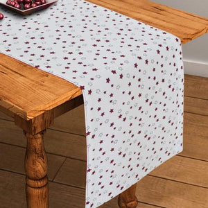 Cotton Ricco Star 152cm Length Table Runner Pack Of 1 freeshipping - Airwill