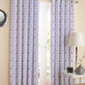 Cotton Ricco Star Long 9ft Door Curtains Pack Of 2 freeshipping - Airwill