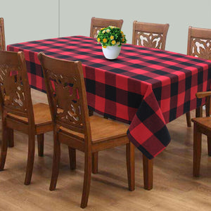Cotton Big Check 8 Seater Table Cloths Pack Of 1 freeshipping - Airwill