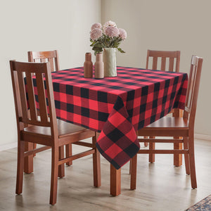 Cotton Big Check 4 Seater Table Cloths Pack Of 1 freeshipping - Airwill