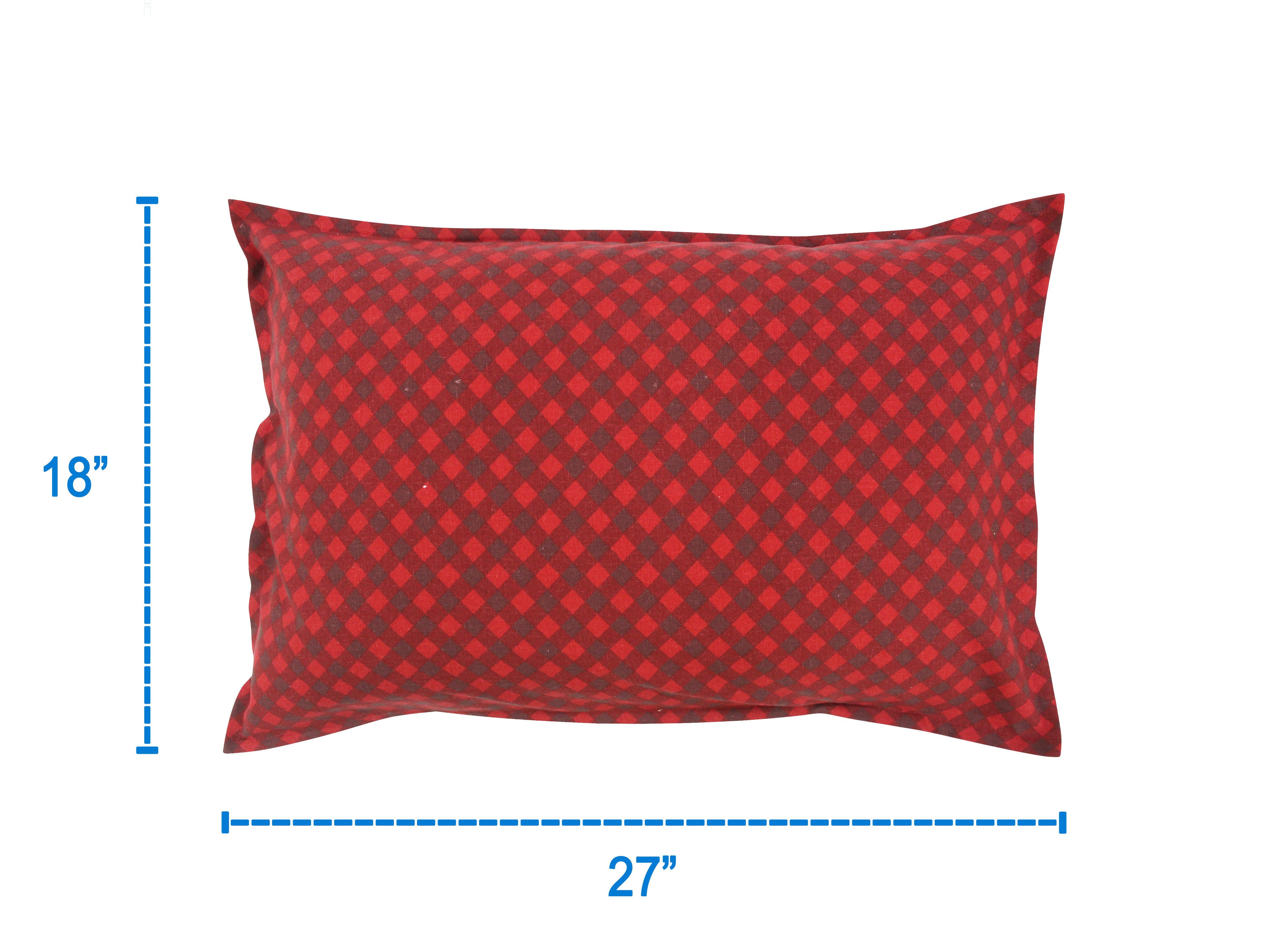 Cotton Buffalo Cross Pillow Covers Pack Of 2