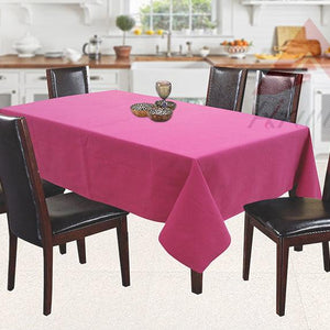 Cotton Solid Rose 6 Seater Table Cloths Pack Of 1 freeshipping - Airwill