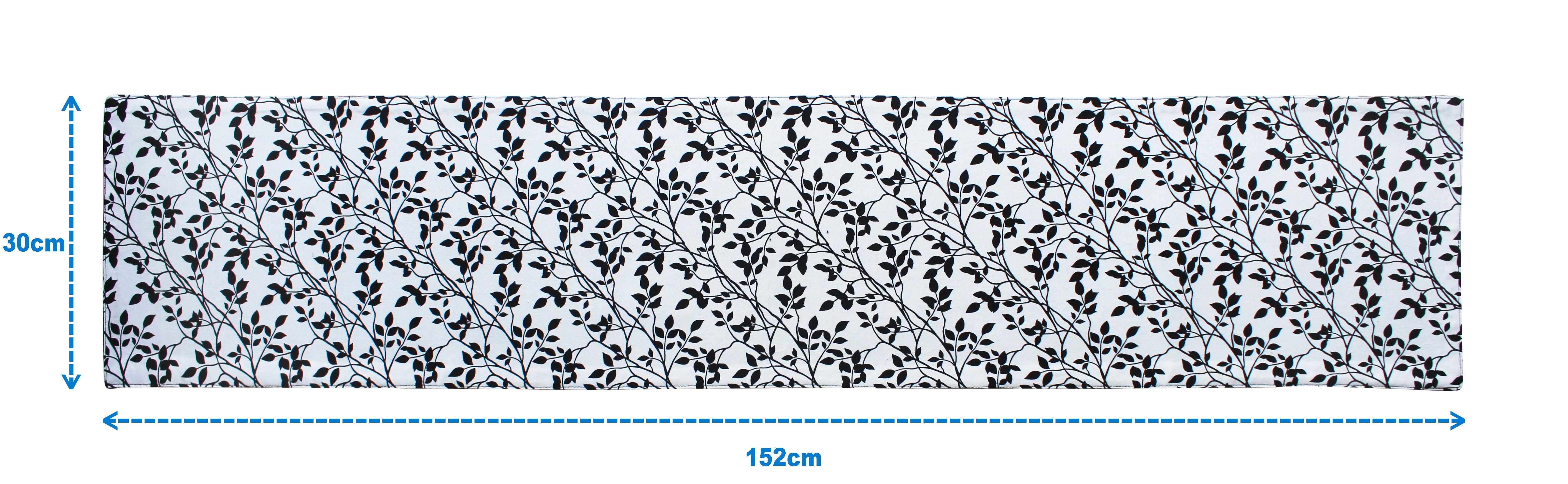 Cotton Small Leaf Table Runner