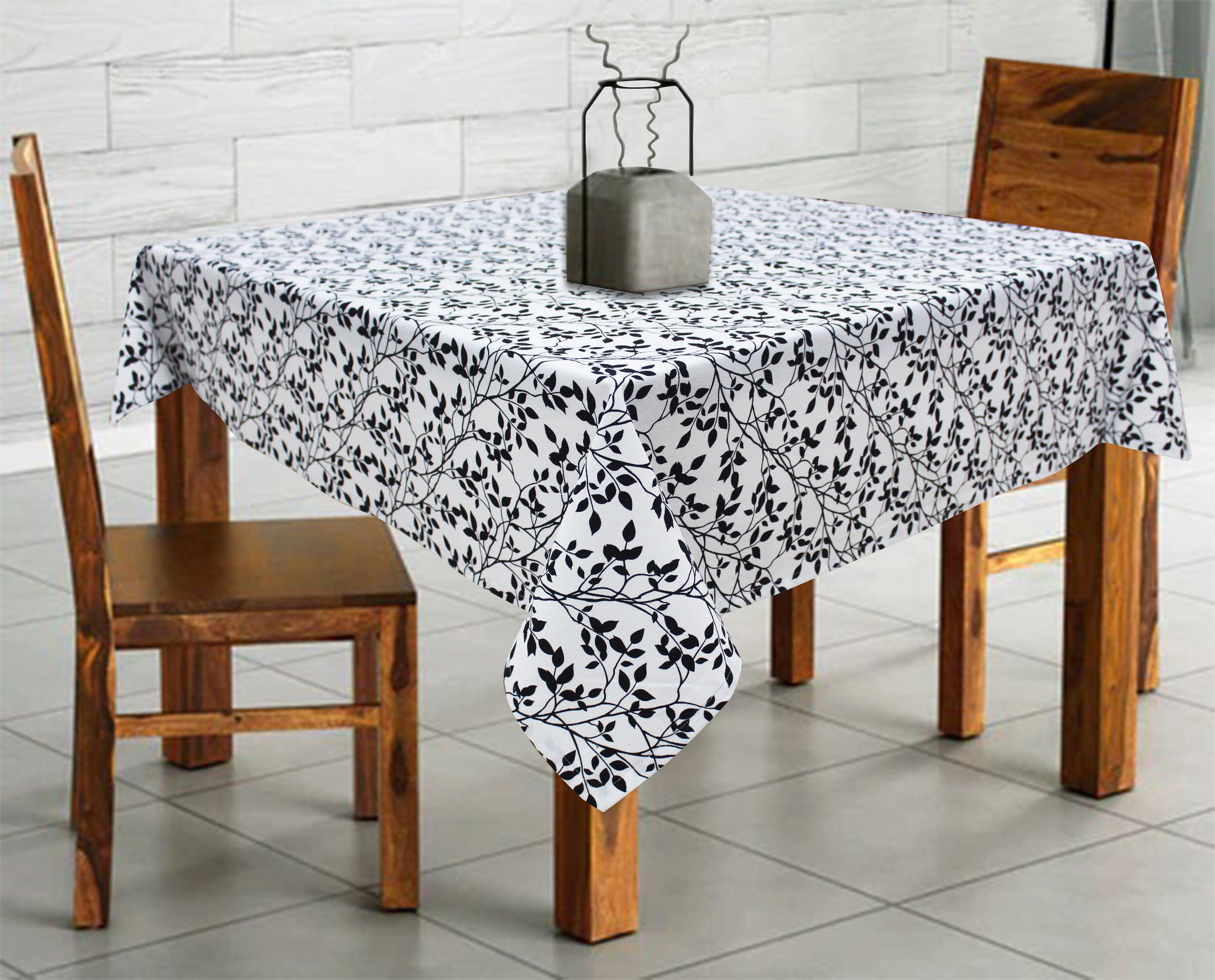 Cotton Small Leaf 2 Seaters Table Cloths