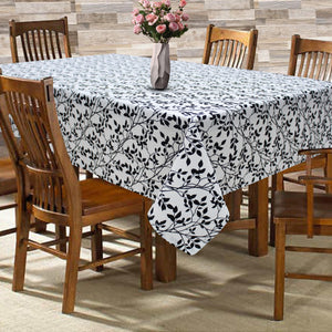 Cotton Small Leaf 6 Seater Table Cloths Pack Of 1 freeshipping - Airwill