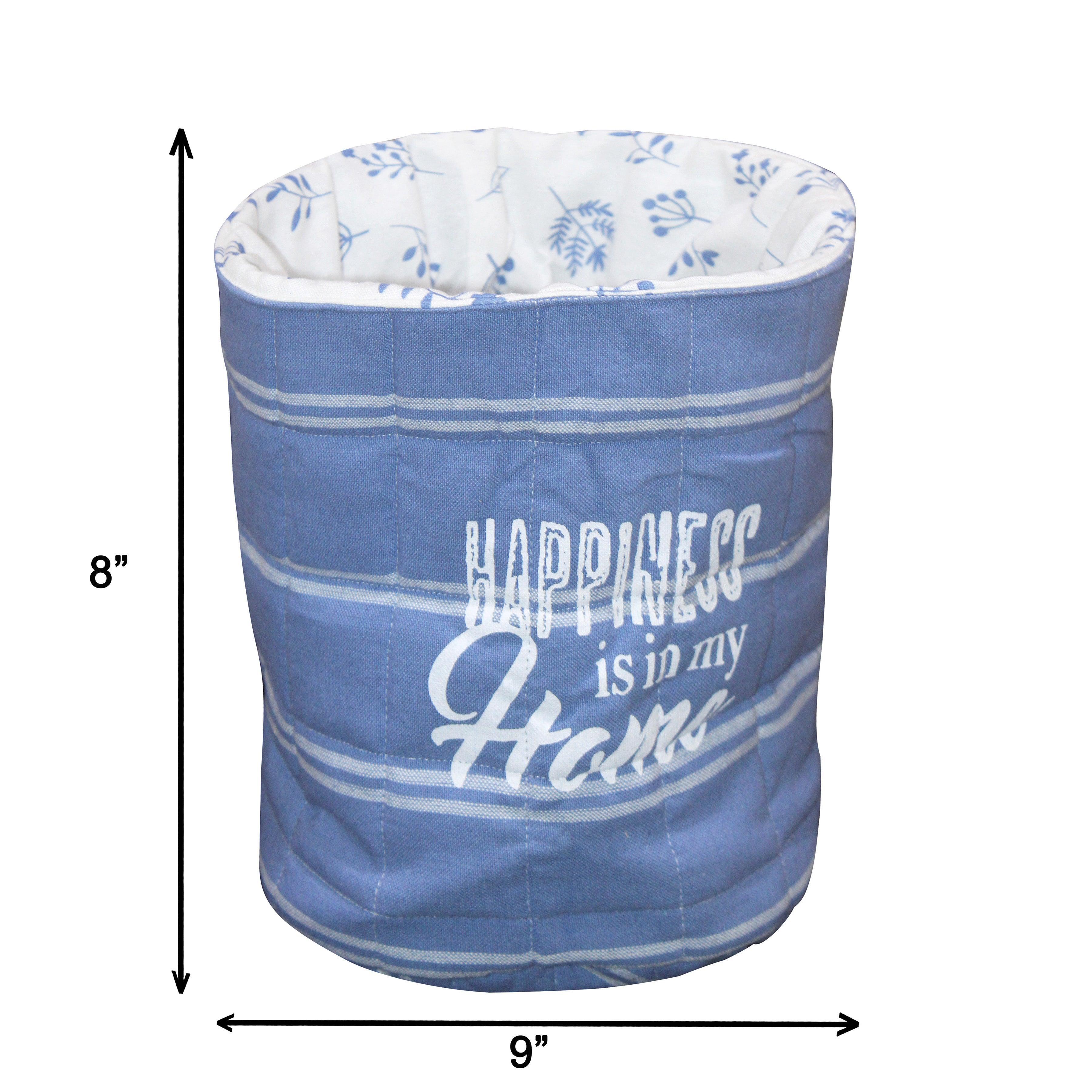 Cotton Happiness Blue Fruit Basket