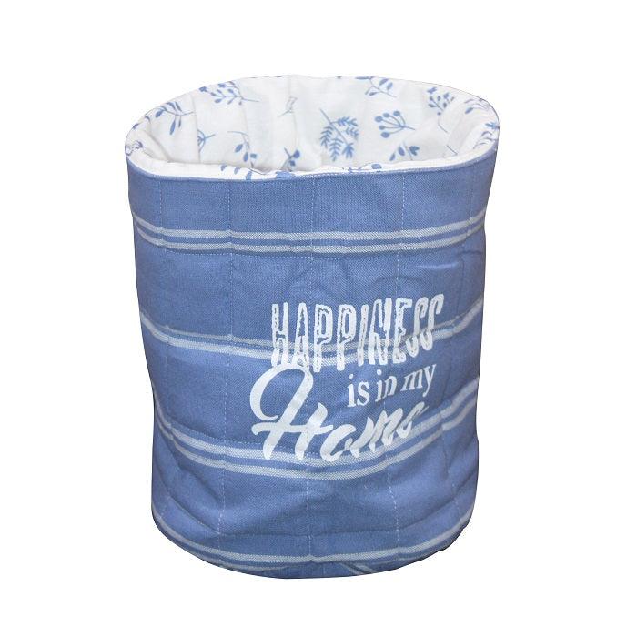 Cotton Happiness Blue Fruit Basket