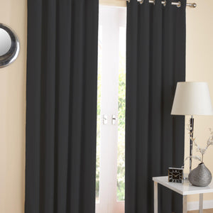 Cotton Solid Grey Long 9ft Door Curtains Pack Of 2 freeshipping - Airwill