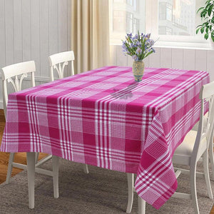 Cotton Track Dobby Rose 4 Seater Table Cloths Pack Of 1 freeshipping - Airwill