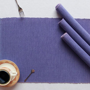 Cotton Solid Blue Table Placemats Pack Of 4 freeshipping - Airwill