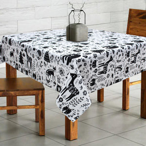 Cotton Wild Animals 2 Seater Table Cloths Pack Of 1 freeshipping - Airwill