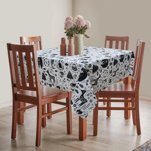 Cotton Wild Animals 4 Seater Table Cloths Pack Of 1 freeshipping - Airwill