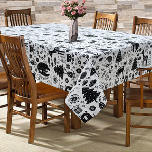 Cotton Wild Animals 6 Seater Table Cloths Pack Of 1 freeshipping - Airwill