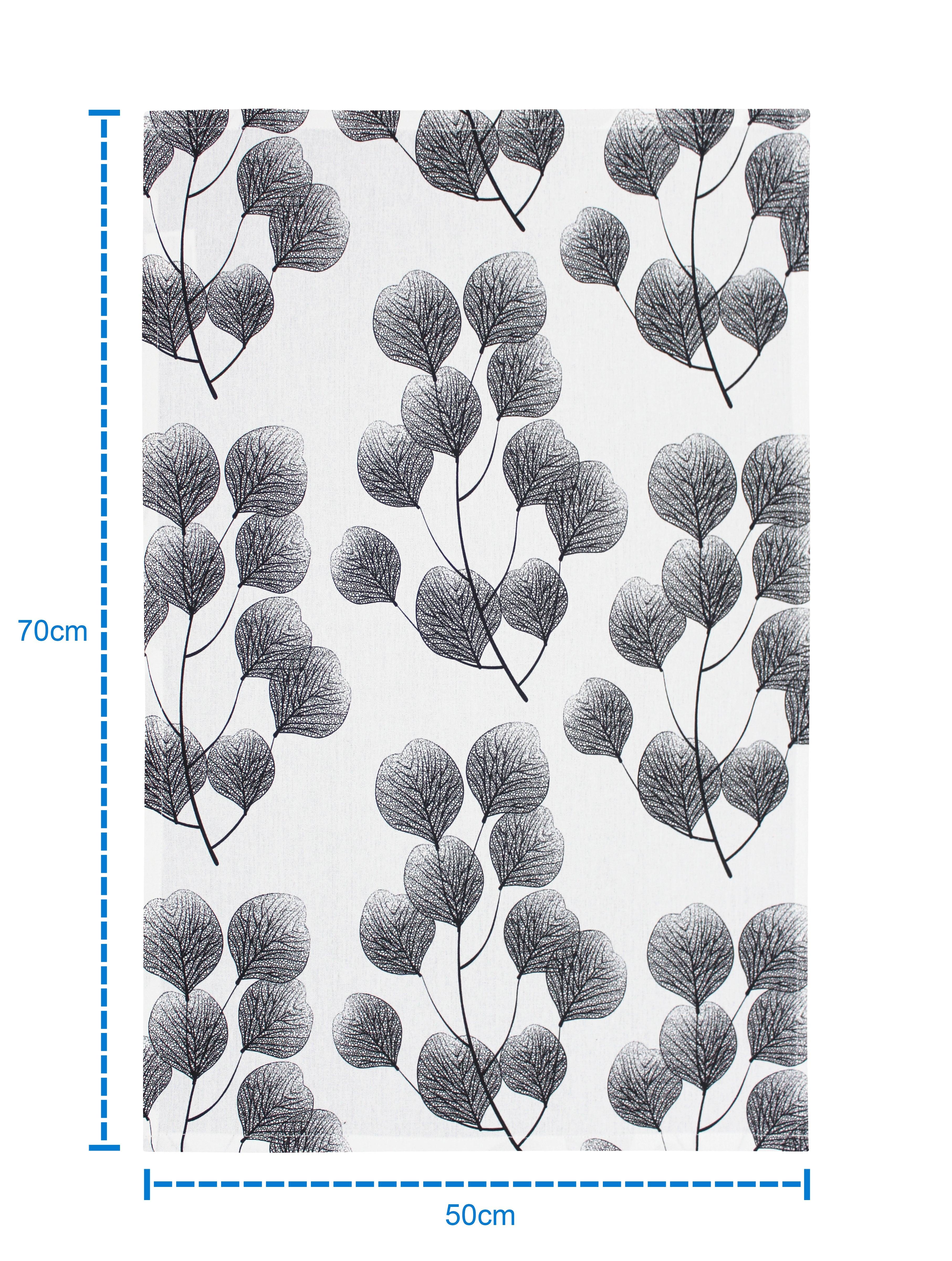 Cotton Root Leaf Kitchen Towels Pack Of 4