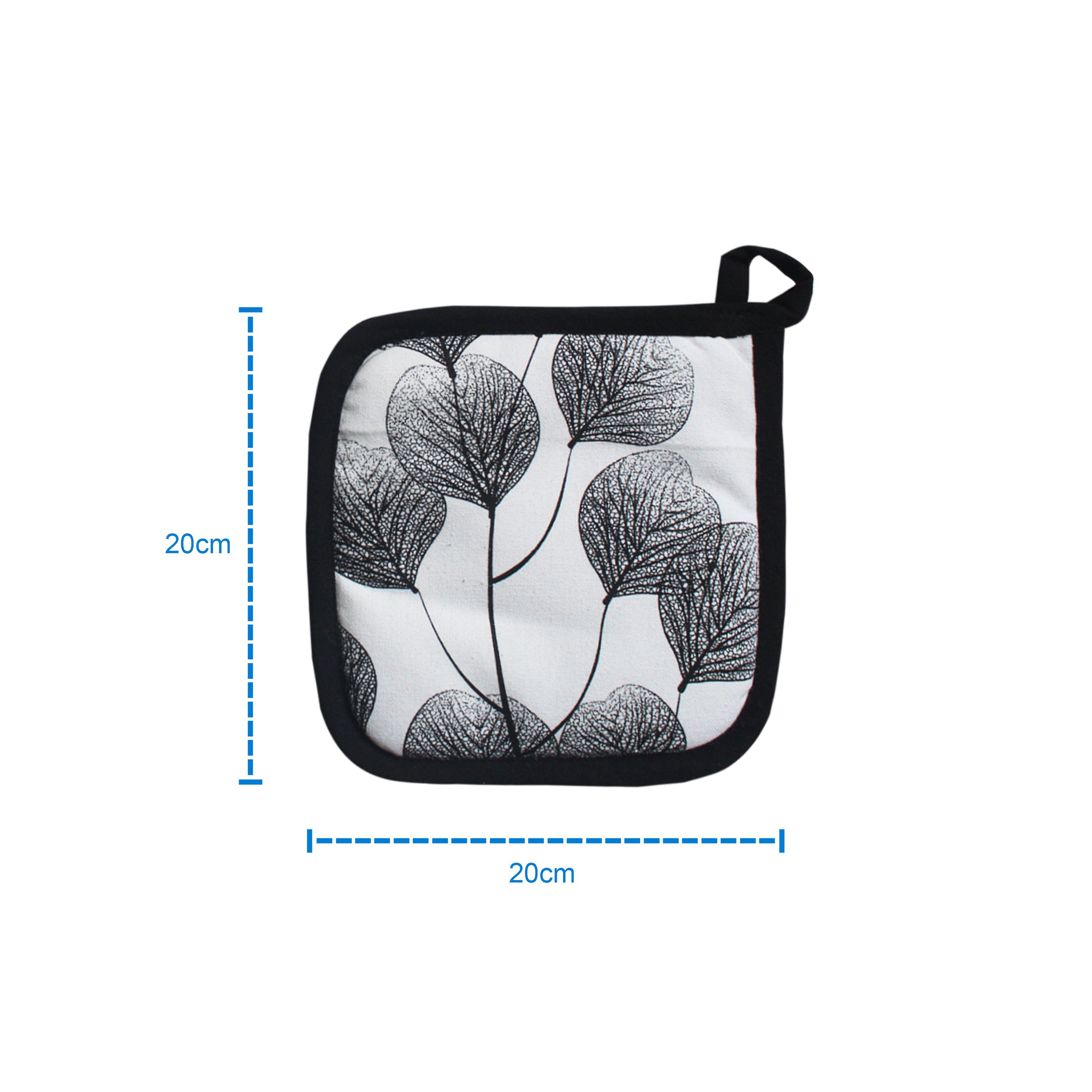 Cotton Root Leaf Pot Holders Pack Of 3