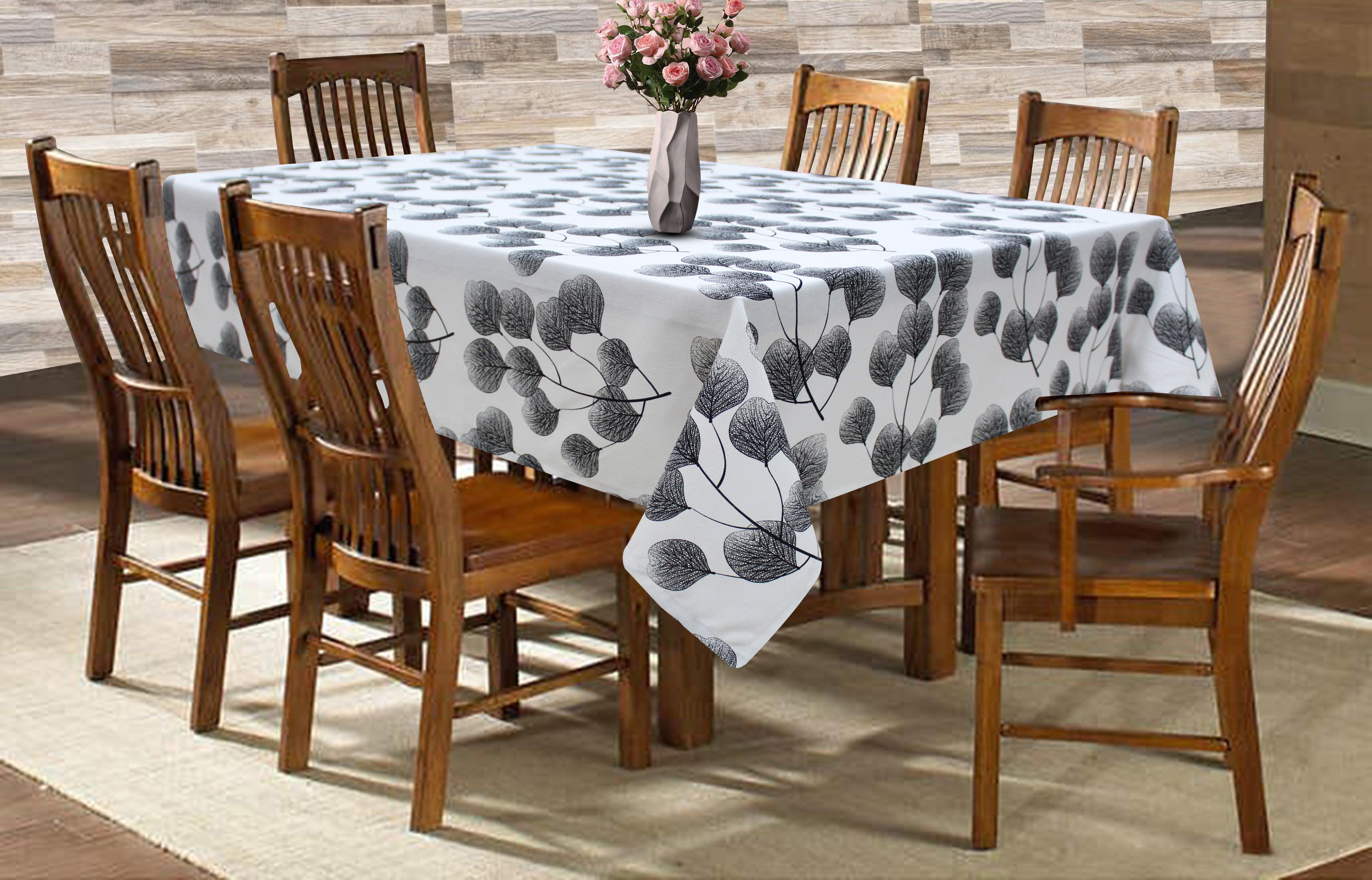Cotton Root Leaf 6 Seater Table Cloths
