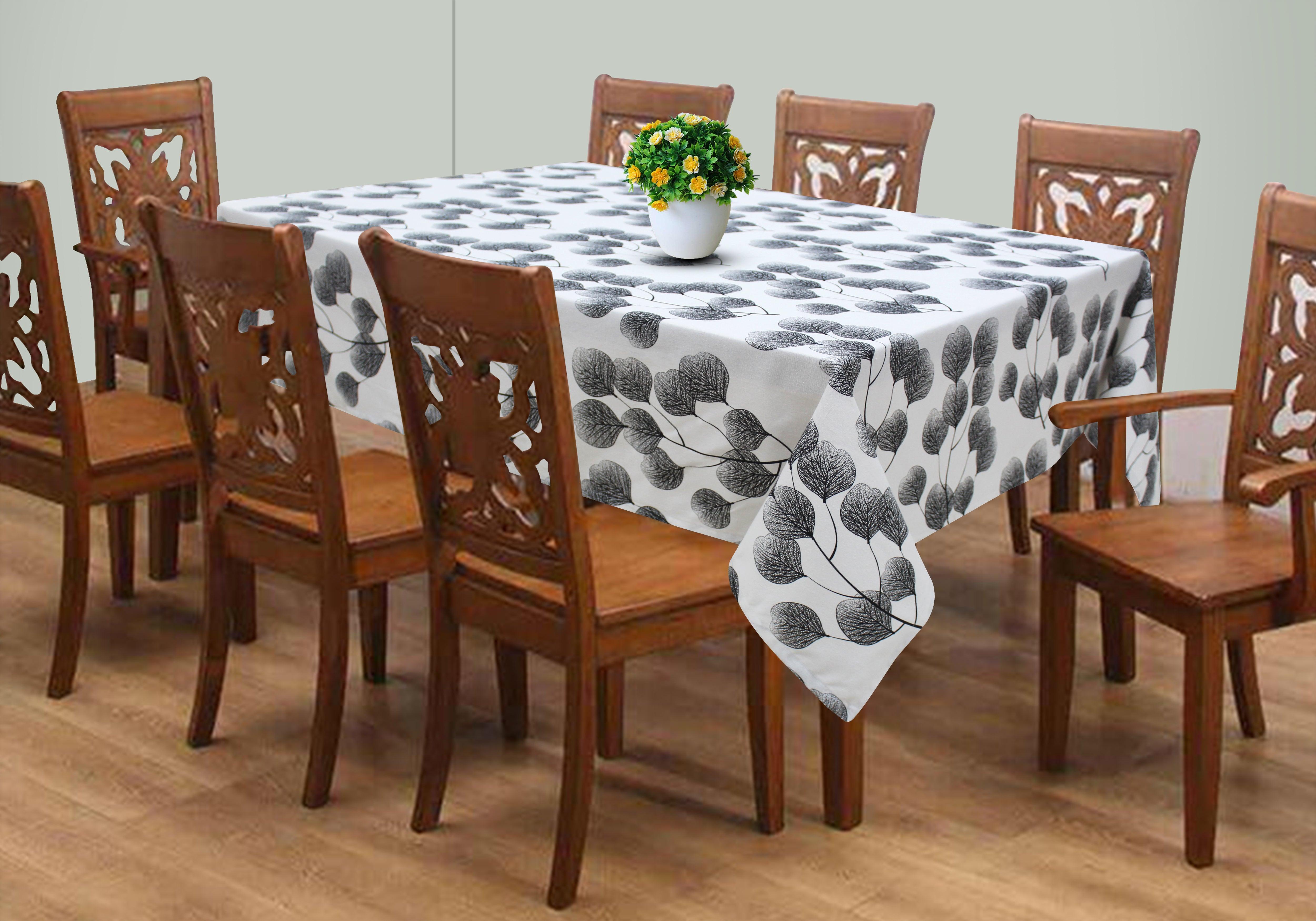 Cotton Root Leaf 8 Seater Table Cloths