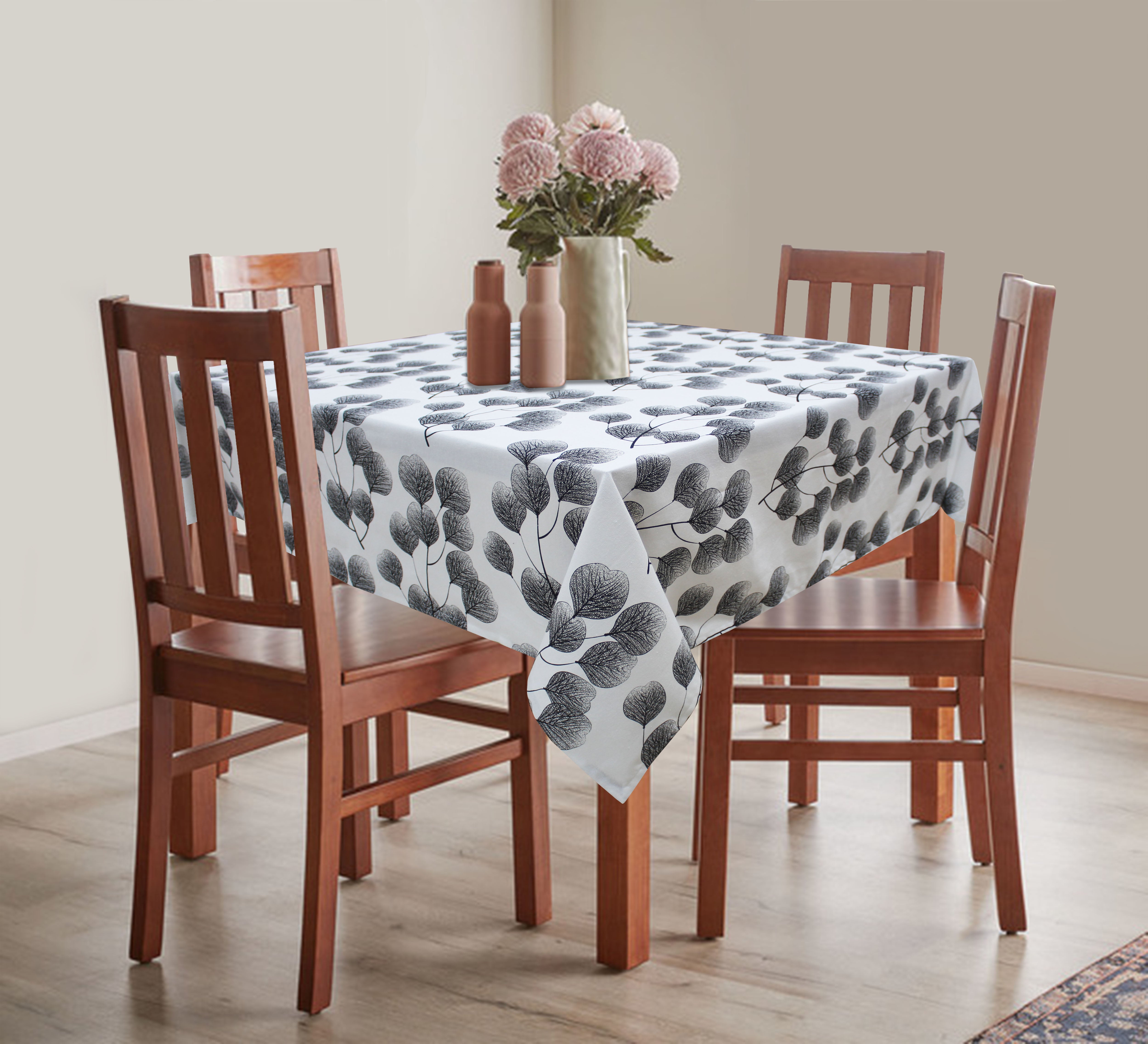 Cotton Root Leaf 8 Seater Table Cloths