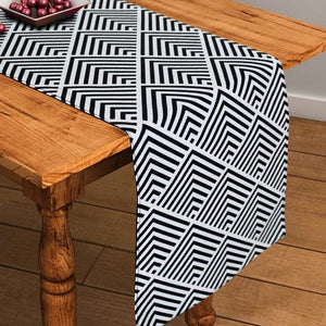 Cotton Diamond Check 152cm Length Table Runner Pack Of 1 freeshipping - Airwill