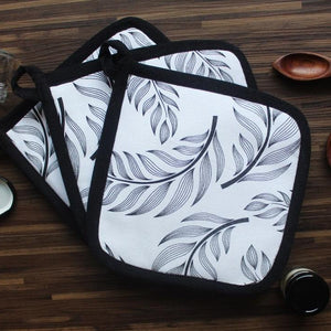 Cotton Wings Leaf Pot Holders Pack Of 3 freeshipping - Airwill