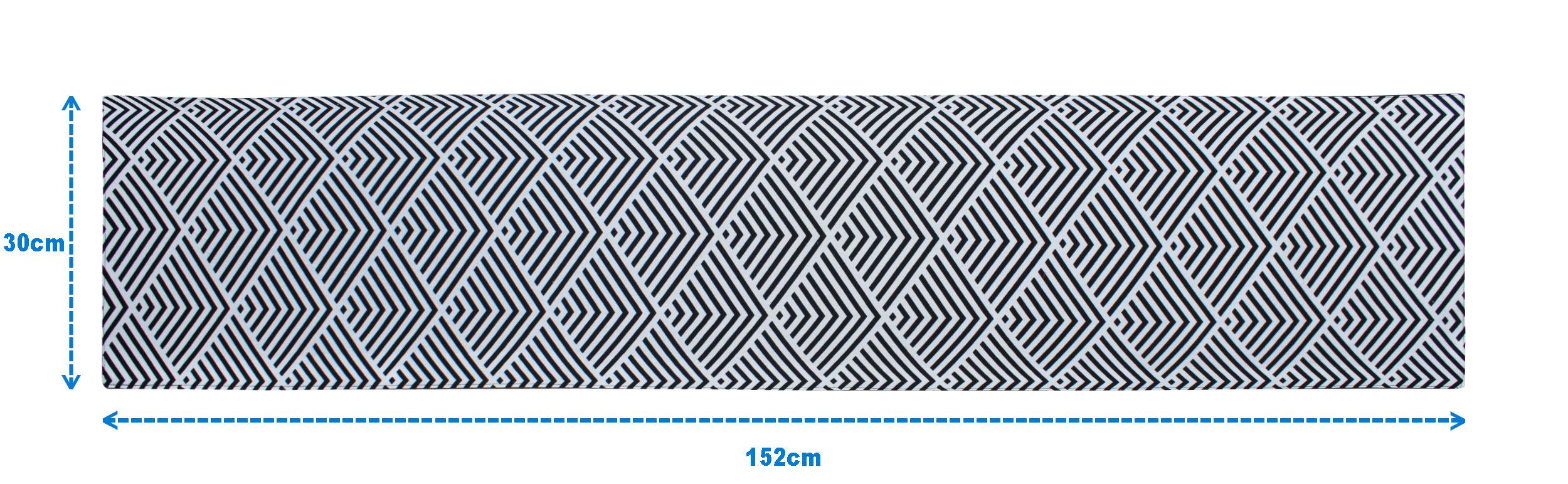 Cotton Diamond Check Table Runner