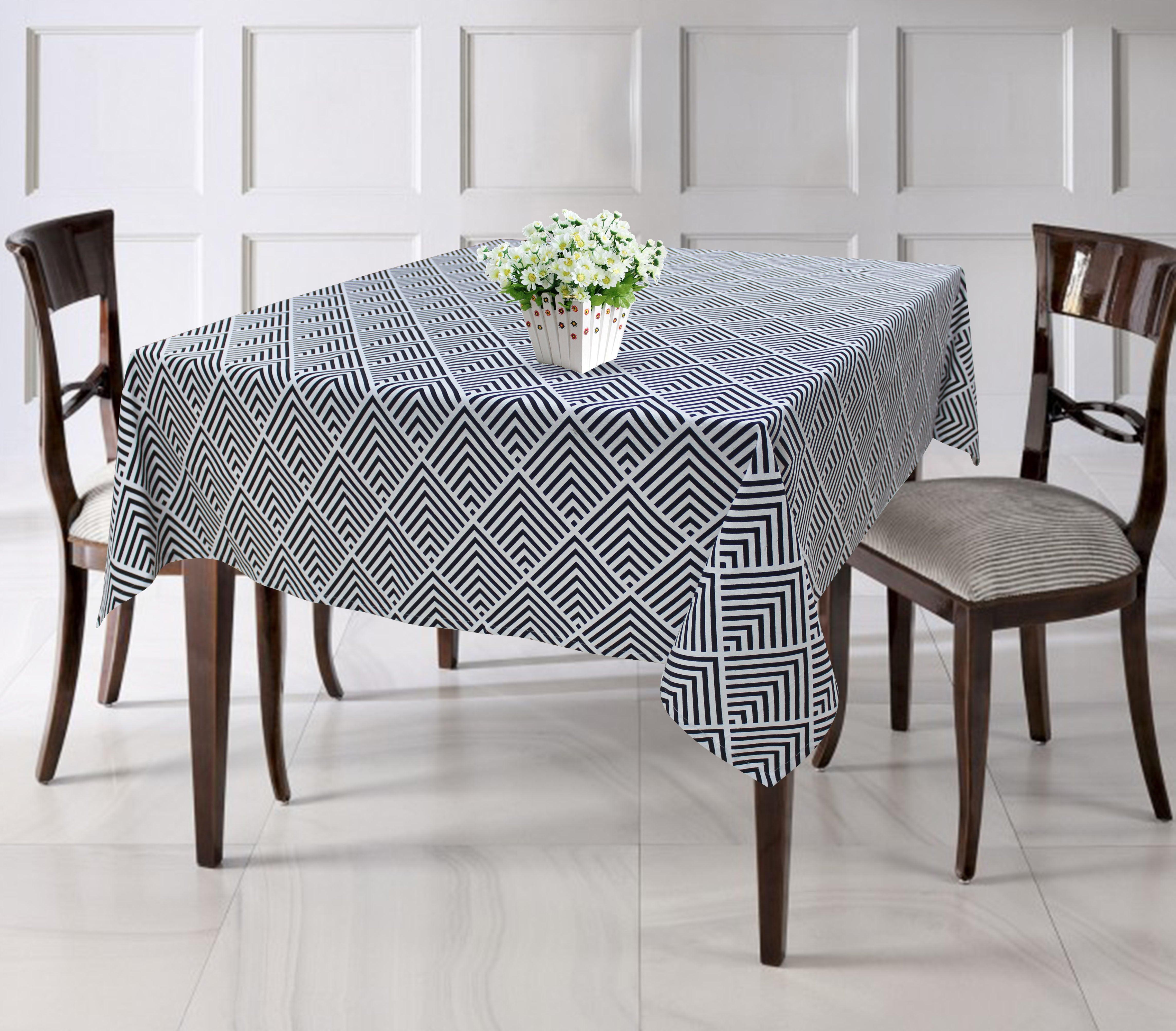 Cotton Diamond Check 2 Seaters Table Cloths